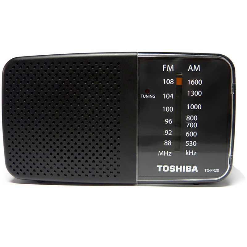 Toshiba TX-PR20 Black Radio Tuning