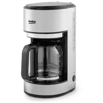 BEKO Coffee Maker 1.25 Liter 1000 Watt - Silver CFM 6350