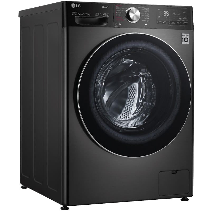 LG - Washing Machine (12KG - 1400 Rpm) WDV1260BRP.ABLPELF