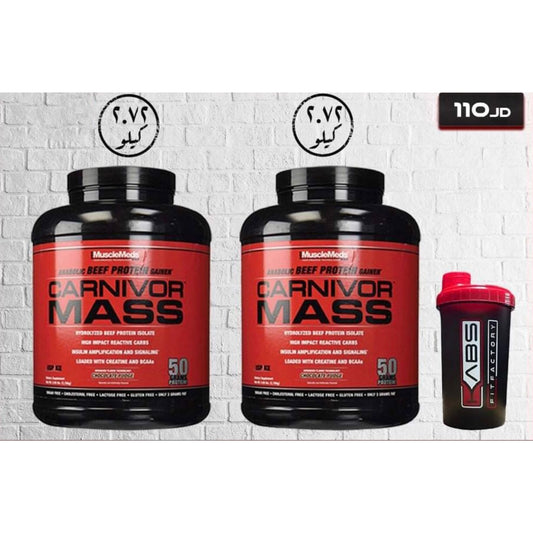 Kabs package Increased net muscle mass and muscle healing