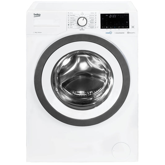 BEKO Washing Machine 9 KG 15 Programs 1400 RPM A+++ - White WUE 9736 XSW