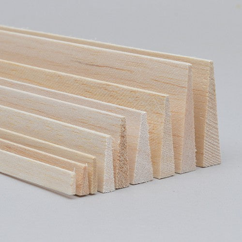 SLEC Balsa Wood Trailing Edge 5.0 مم × 19.0 مم × 915 مم - عبوة من 1