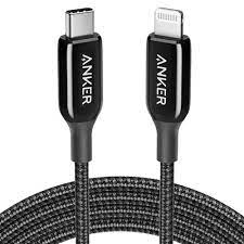 Anker Powerline+ III MFi Certified USB C to Lightning Cable 1.8M “ Black A8843H11