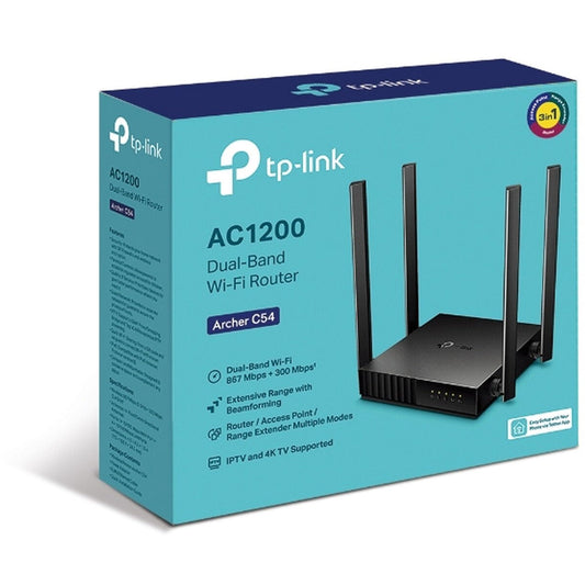 TP-Link Archer C54 AC1200 Dual-Band Wi-Fi 3-in-1 Router