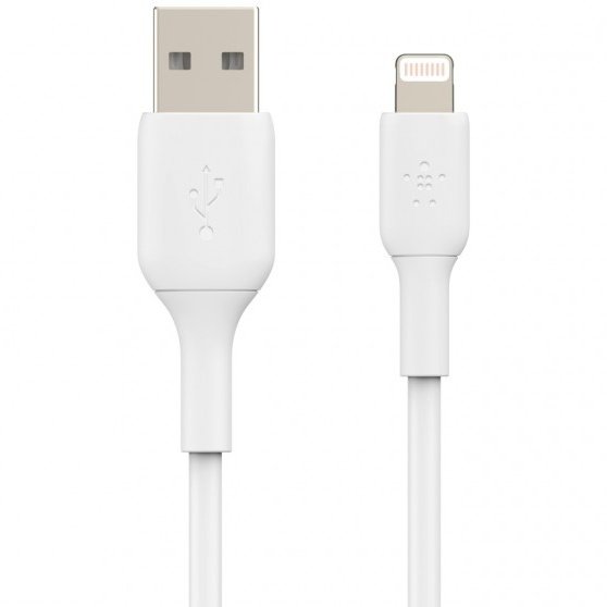 Belkin BOOST CHARGE Lightning to USB-A Cable 1M White