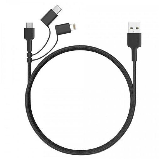 Aukey 3-in-1 USB Cable (1.2m / 3.95ft) CB-BAL5