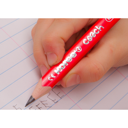 Kores Coach Jumbo Graphite Pencil with Eraser (HB) - Pack of One Pencil