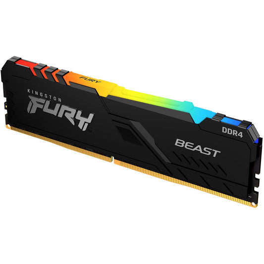 Kingston FURY Beast RGB 8GB (1 x 8GB) 5200MHz DDR5 Desktop Memory Infrared Sync Technology