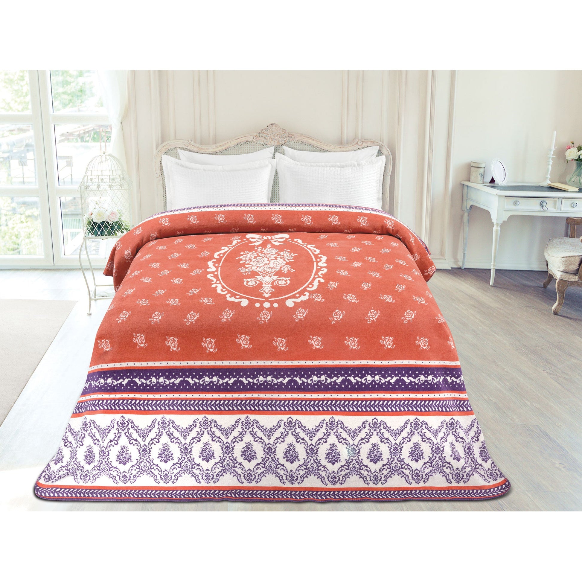 Madame Coco - Jacquard Cotton Blanket design 1