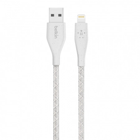 Belkin DuraTek Plus Lightning to USB-A Cable 3m White