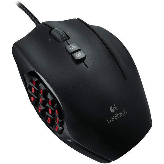 Logitech G600 MMO Wired USB Gaming Mouse (Black)