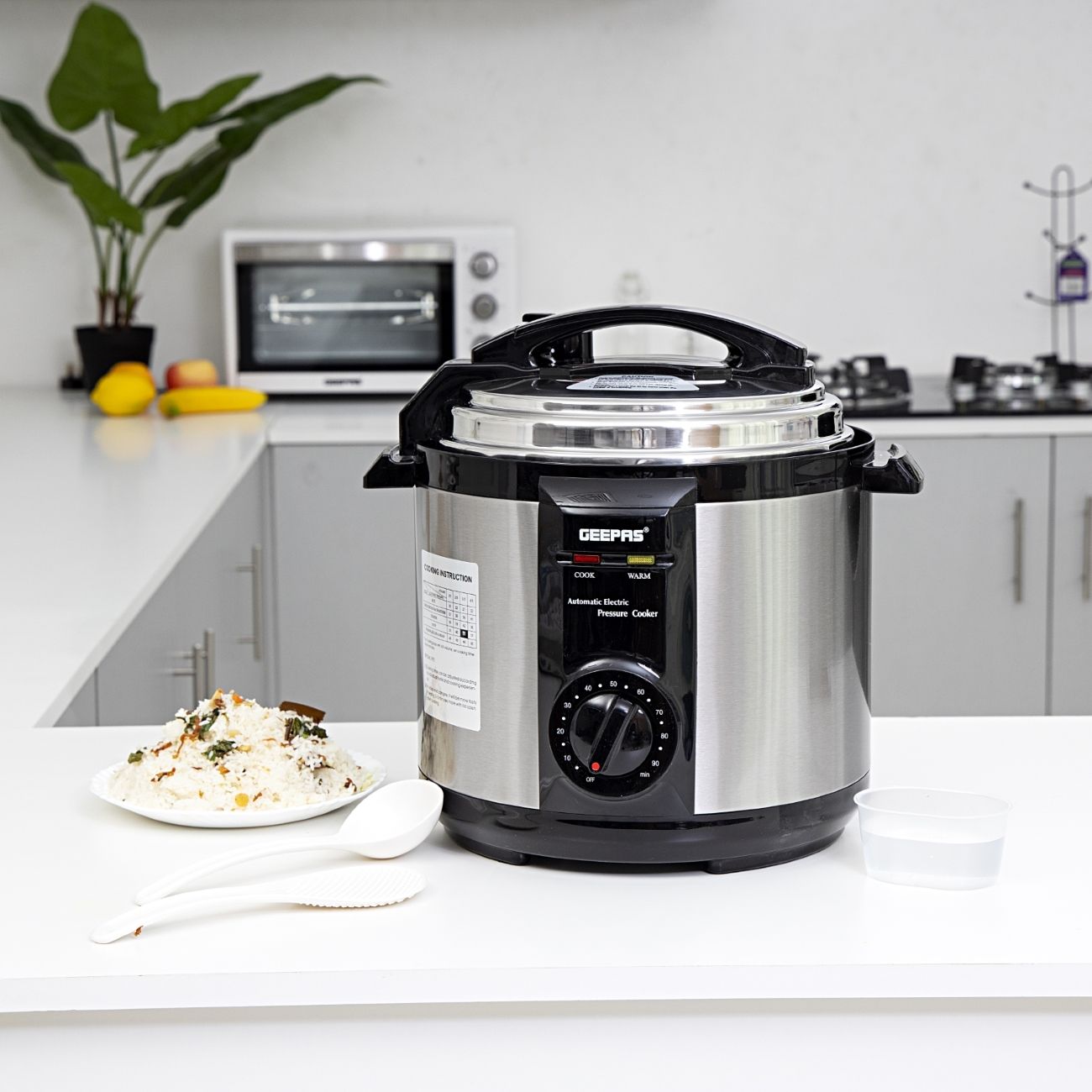 Geepas 6Lit Electric Pressure Cooker GPC307 Ammancart