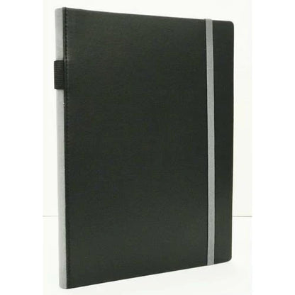 Notes & Dabbles Flynn Hard Cover Lined Journal with Pen Holder - A6