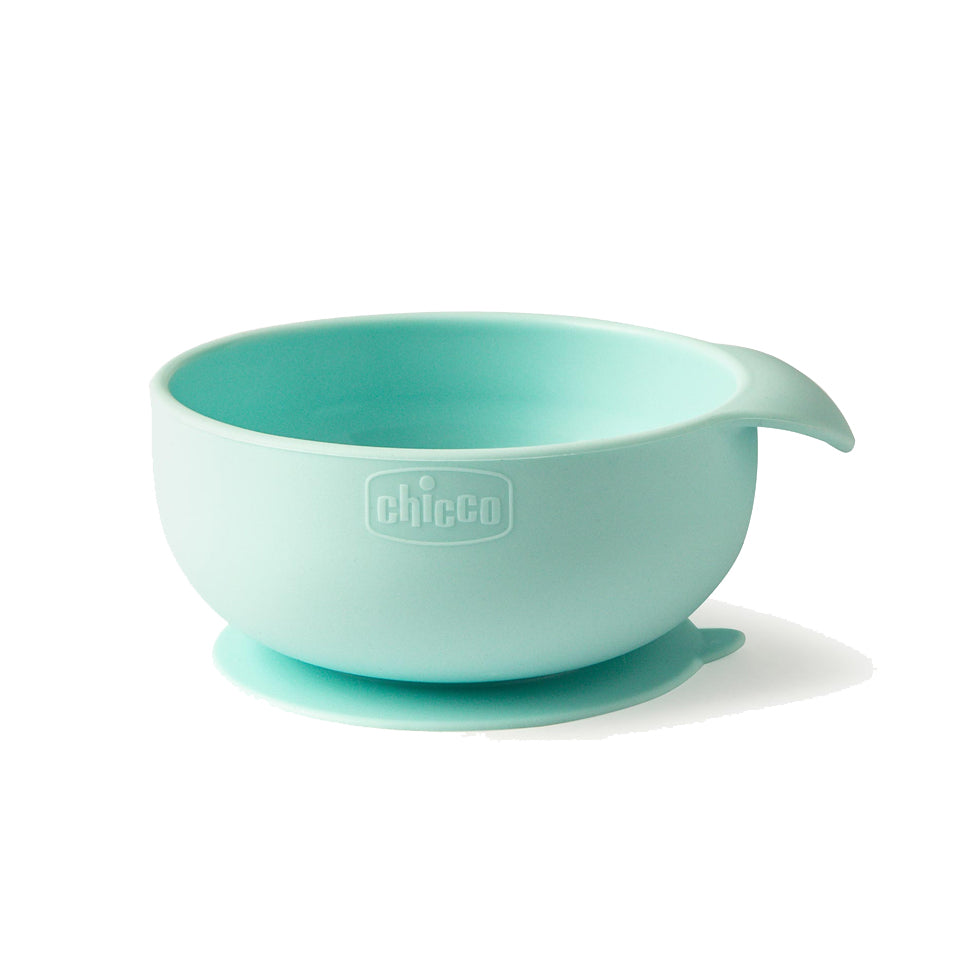 SILICONE SUCTION BOWL TEAL 6M+
