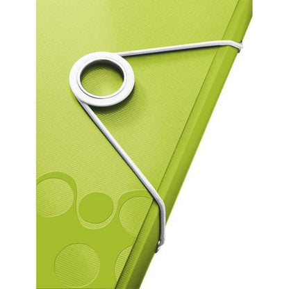 Leitz WOW Plastic 3 Flap Folder with Elastic Band - A4