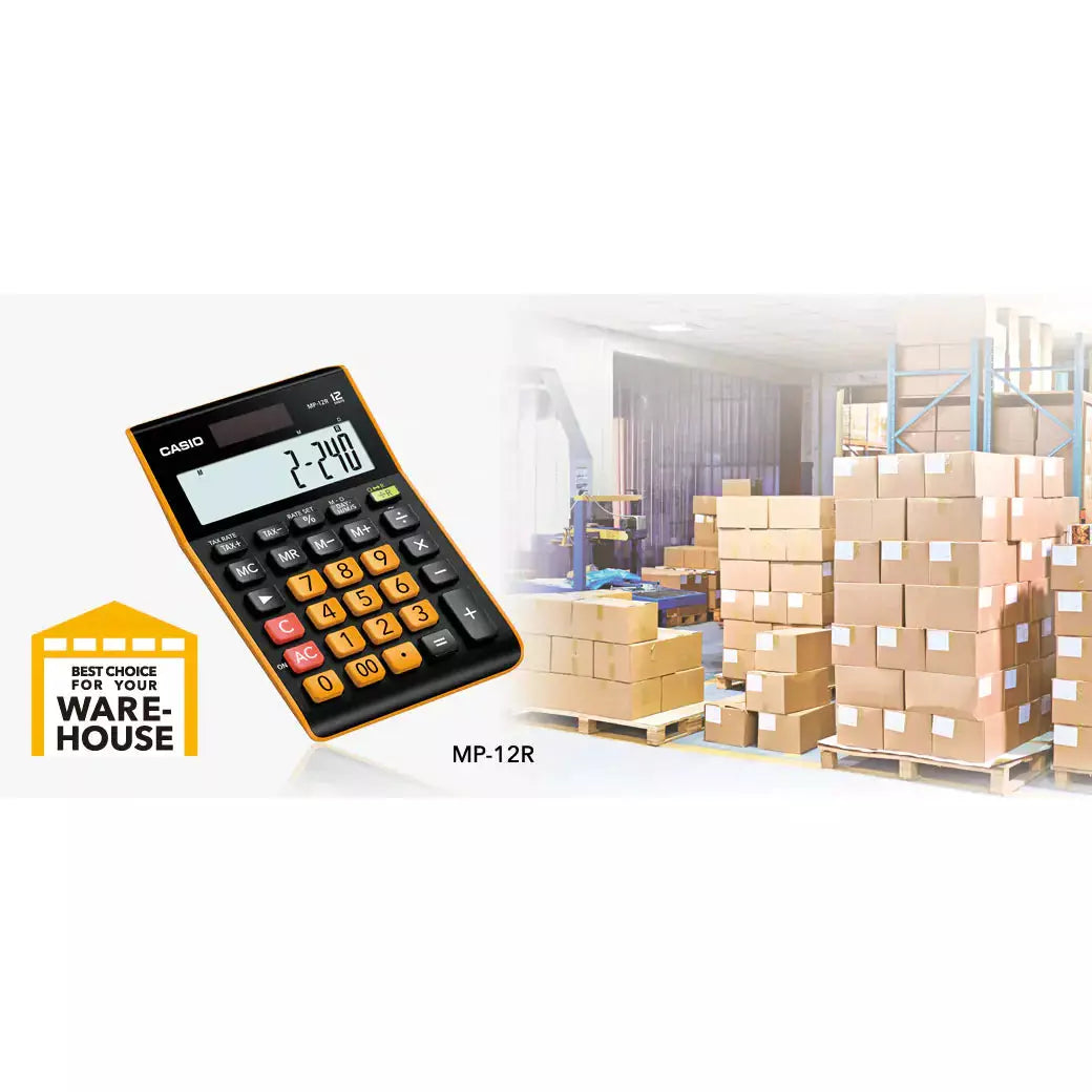 NEW Casio Warehouse & Shop Calculator MP-12R