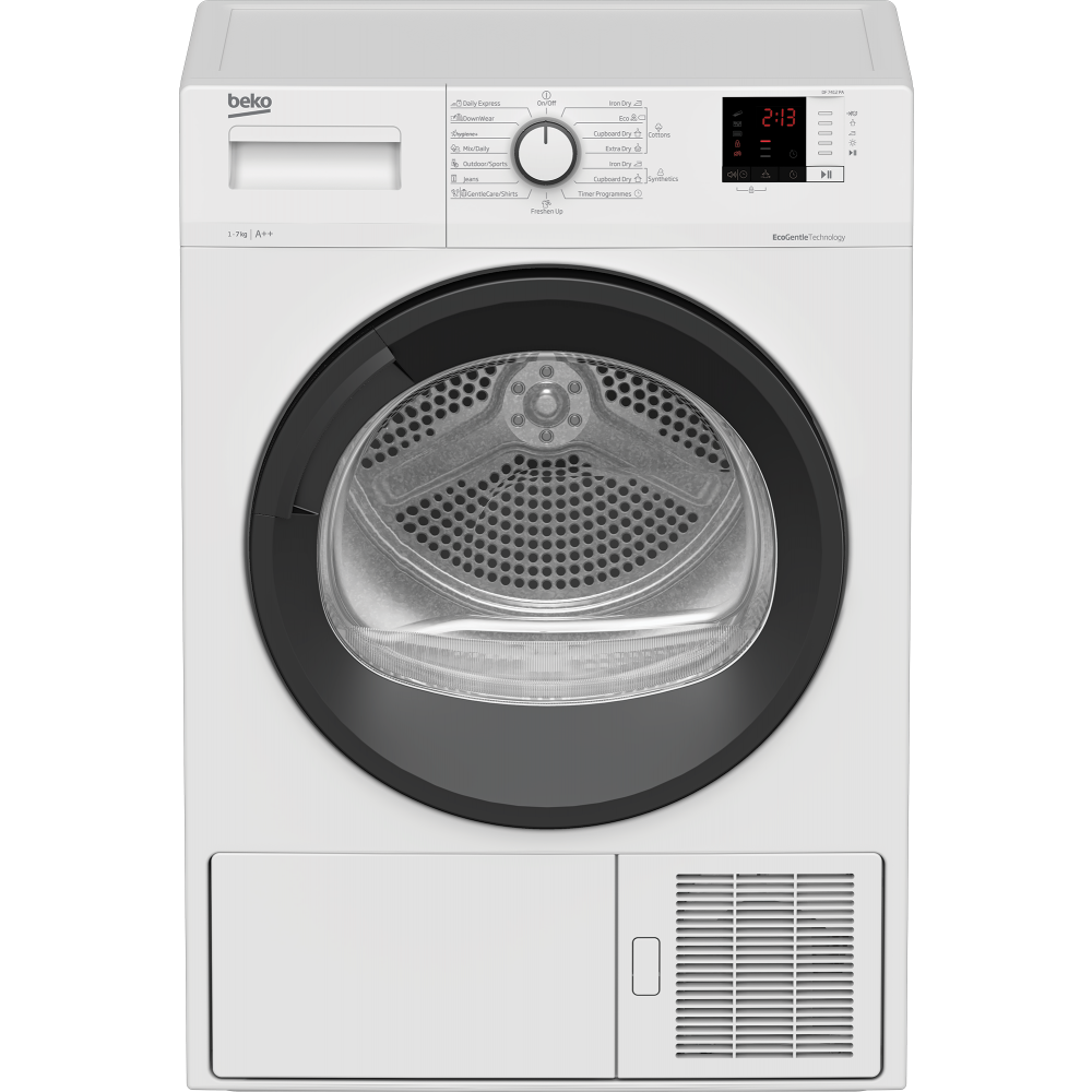 Beko Ventless Heat Pump Dryer 7 KG 15 Programs A++ White DF 7412 PA