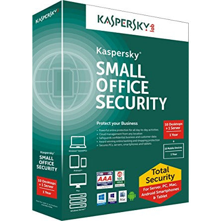 KASPERSKY Labs Small Office Security (خادم واحد + 5 مستخدمين)