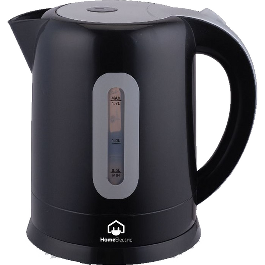 Home Electric KK-544 Kettle, 1.7 Ltr, 2200W, Black