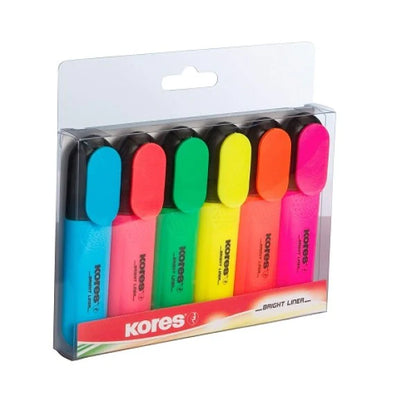 Kores Bright Liners Highlighters - Set