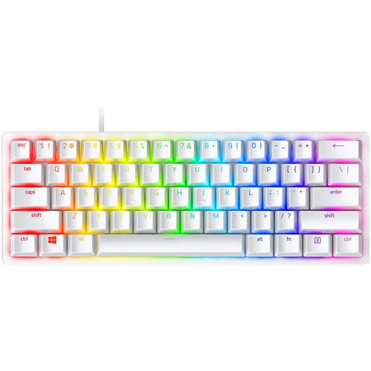 Razer Huntsman Mini 60% Linear Optical Switches - Mercury White