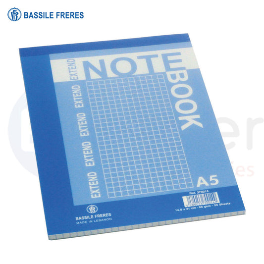 Bassile Extend A5 Square Grid Flip Pad 15x21 cm 60g - 50 Sheets