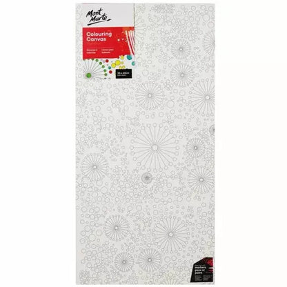 Mont Marte Signature Coloring Canvas - 30x60cm