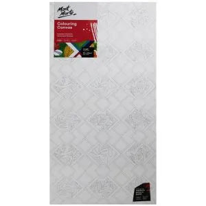 Mont Marte Signature Coloring Canvas - 30x60cm
