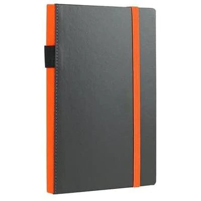 Notes & Dabbles Flynn Hard Cover Lined Journal with Pen Holder - A6