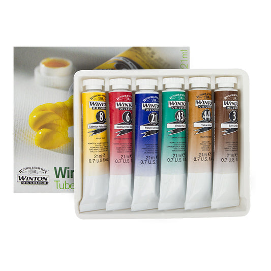 Winsor & Newton Winton Oil Colour Set - Pack of 6