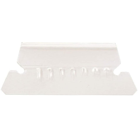ABEL Clear Filing PVC Tabs - Pack of 25