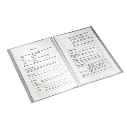Leitz Prestige 20 Pockets Display Book Purple  - A4