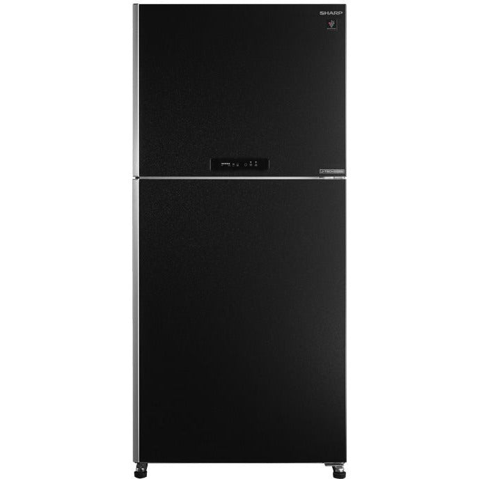 Sharp No-Frost Refrigerator, 480 Liters, Inverter Motor, Black- SJ-GV63G-BK