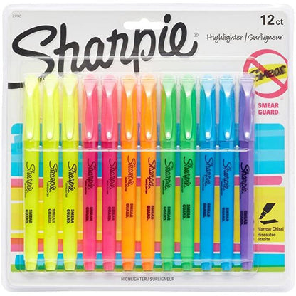 Sharpie Accent Pocket Highlighter Economy Pack - Pack of 12