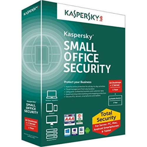 KASPERSKY Labs Small Office Security (خادم واحد + 10 مستخدمين)