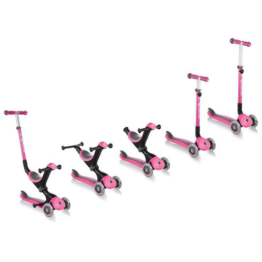 GLOBBER  GO UP DELUXE ROLLER PINK