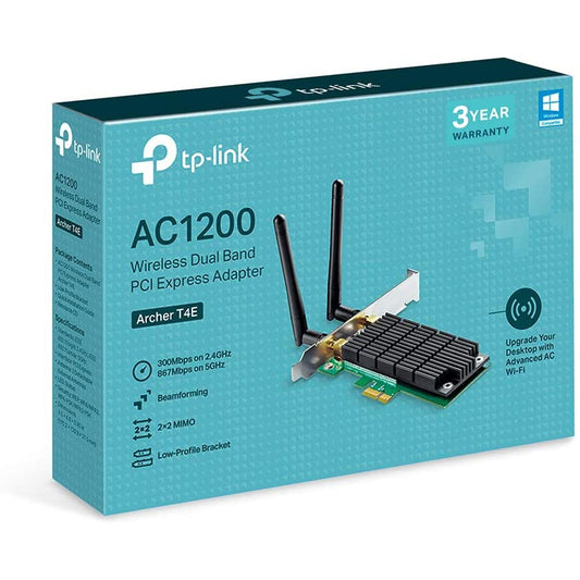 TP-Link Archer T4E AC1200 Dual Band Wireless w/ Two Antennas