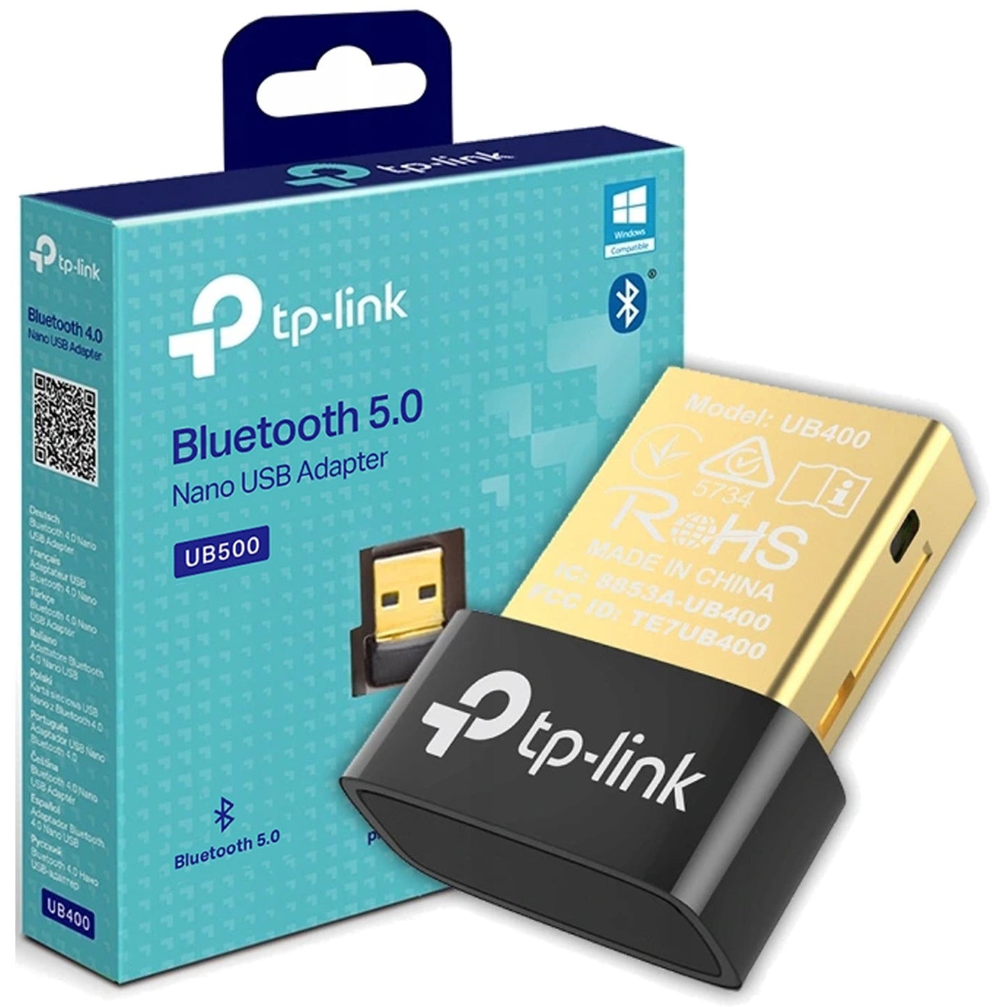 TPLink UB500 USB Bluetooth Adapter for PC Supports Computer, Headsets