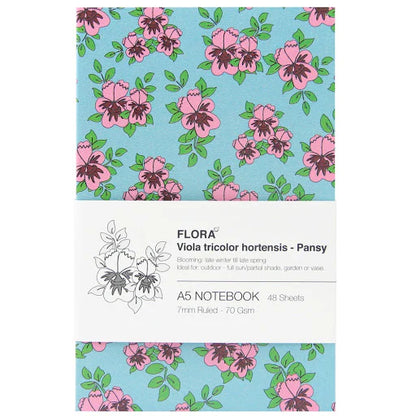 Special Offer Inspira Flora 48 Sheets Ruled A5 Notebook - Pack of 4