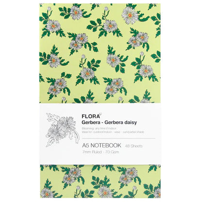 Special Offer Inspira Flora 48 Sheets Ruled A5 Notebook - Pack of 4
