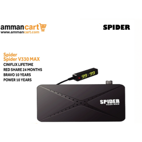 Spider V330 MAX Including shipping to KSA and UAE
