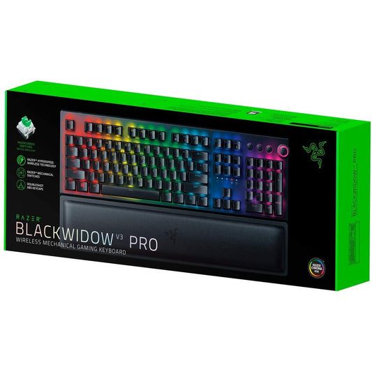 Razer BlackWidow V3 Pro Wireless Mechanical Gaming Keyboard - Green Switch