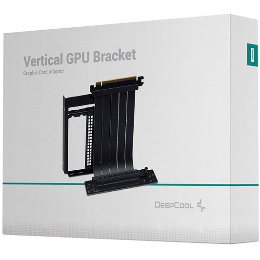 DeepCool Vertical GPU Bracket PCI-E 4.0 & PCI-E 3.0 EMI Shielding - Black