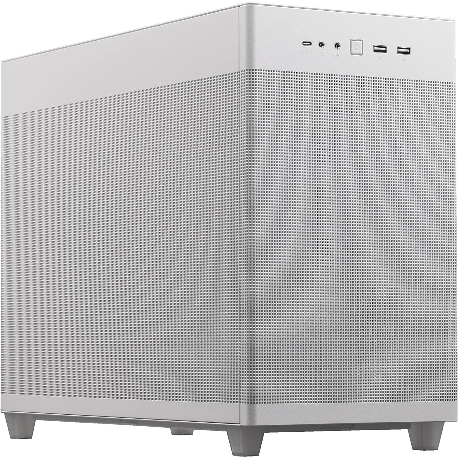  ASUS Prime AP201 33-Liter MicroATX Black case with Tool-Free  Side Panels and a Quasi-Filter mesh, with Support for 360 mm Coolers,  Graphics Cards up to 338 mm Long, and Standard ATX