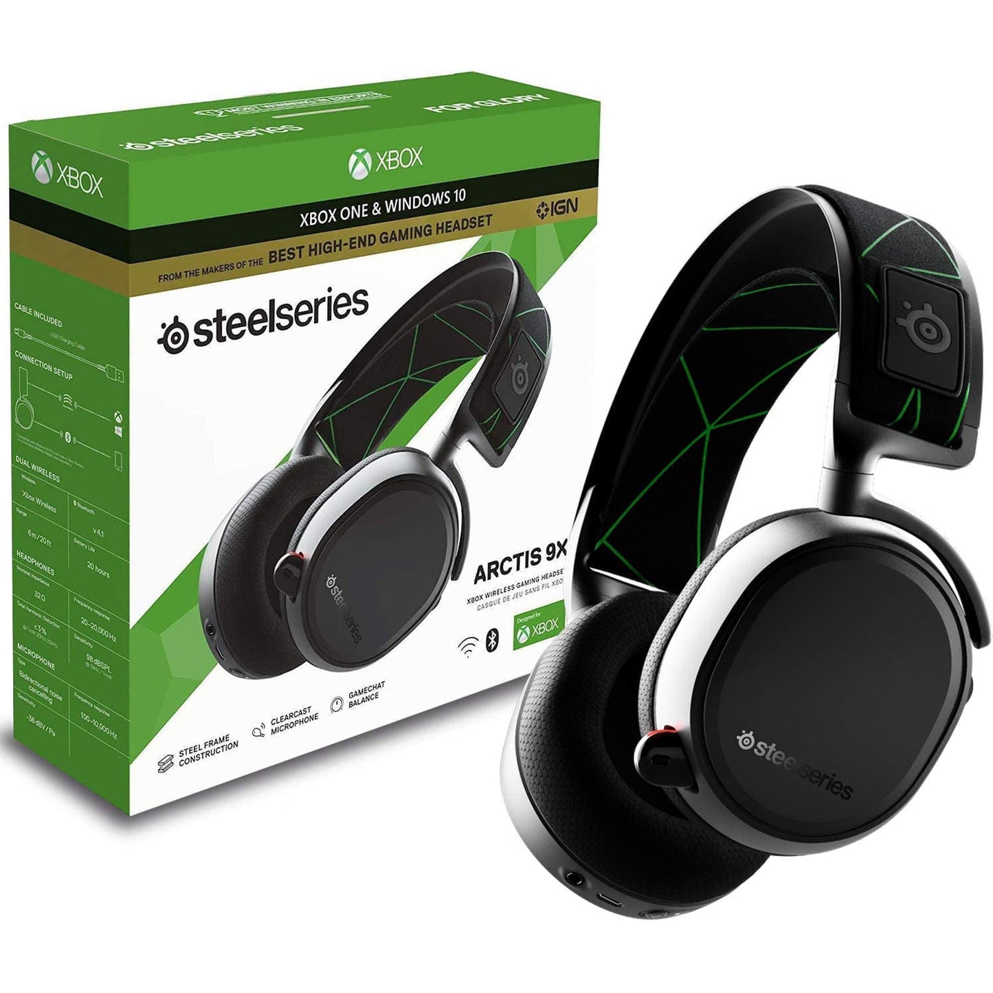 SteelSeries Arctis 9X Series X Wireless Gaming Headset For Xbox